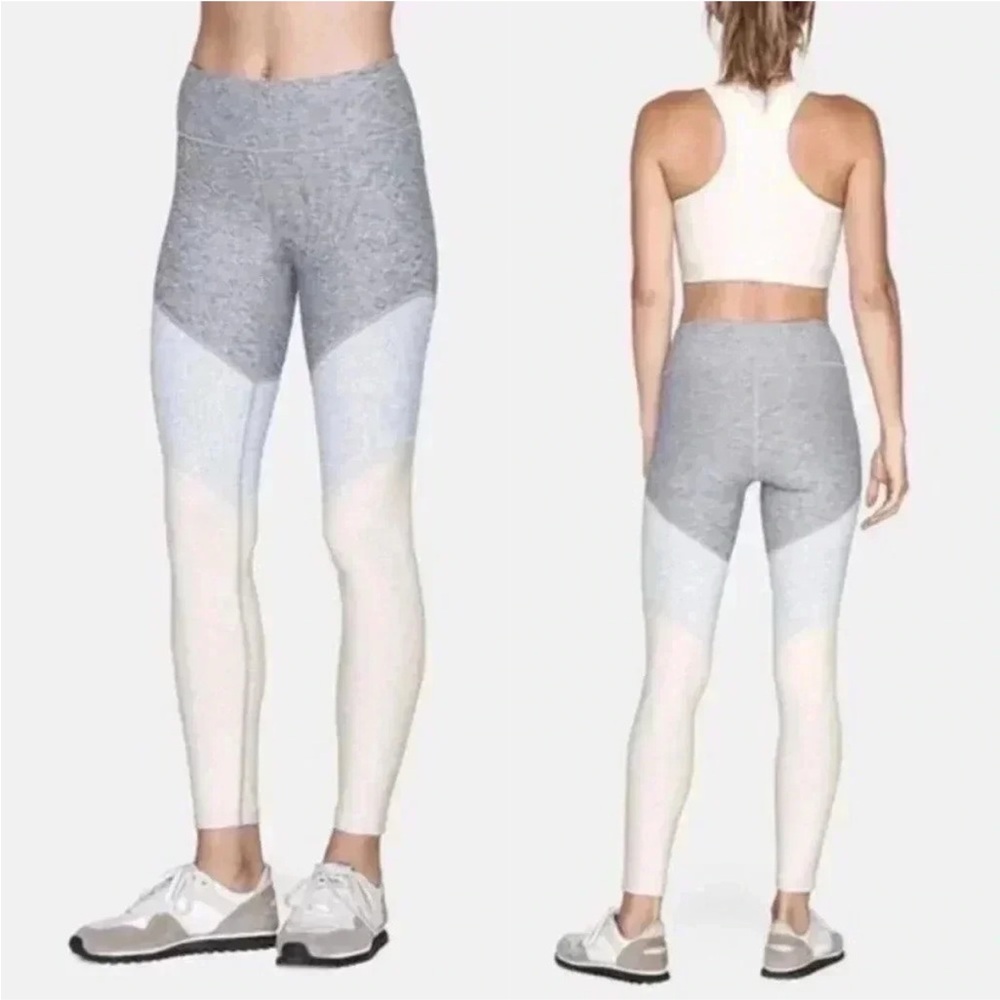 NEW outdoor voices Colorblock Springs warm up leggings S